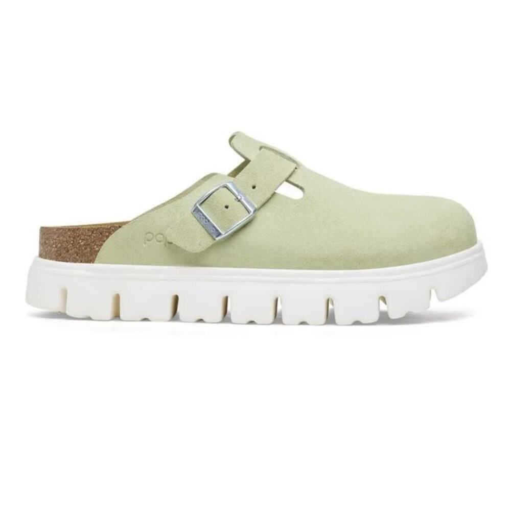 Papillio by Birkenstock Boston Platform Clogs Faded Lime 7 - Picture 4 of 4